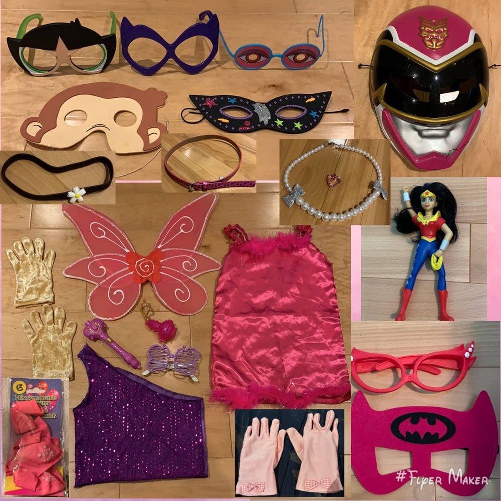 Fairy & Princess stuff/Super hero costume accessories, balloons -size youth